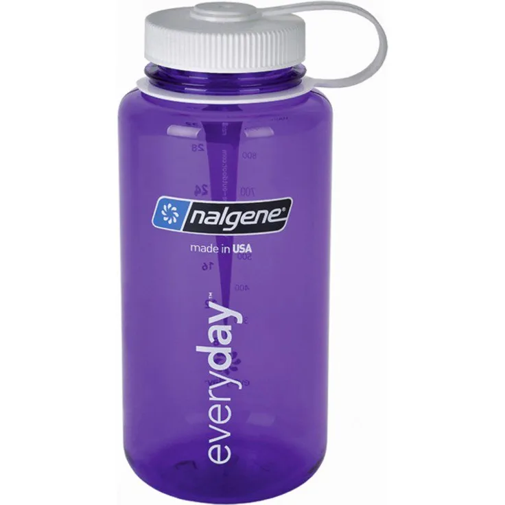 Nalgene Uni Wide Mouth 1L Trinkflasche, Violett, 1
