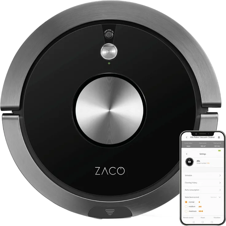Zaco A9s Pro Saug- u. Wischroboter carbon black Carbon (36219009879)