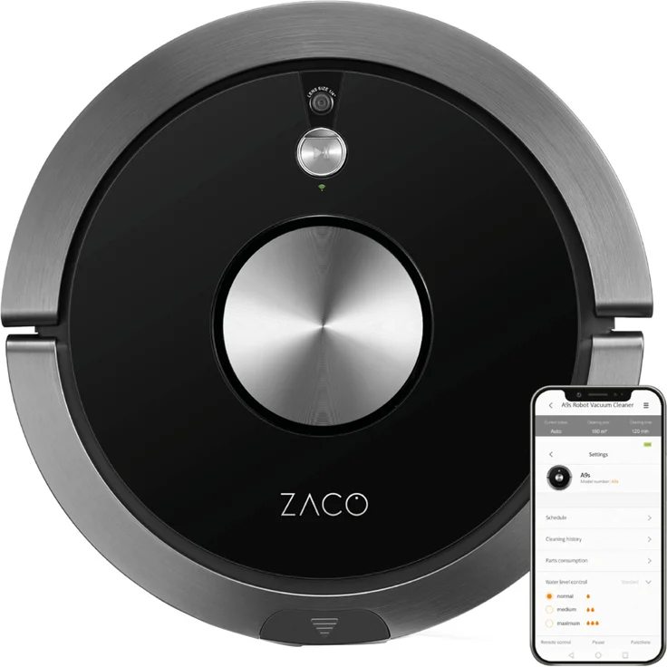 Zaco A9s Pro Saug- u. Wischroboter carbon black Carbon (36219009879) – Bild 1