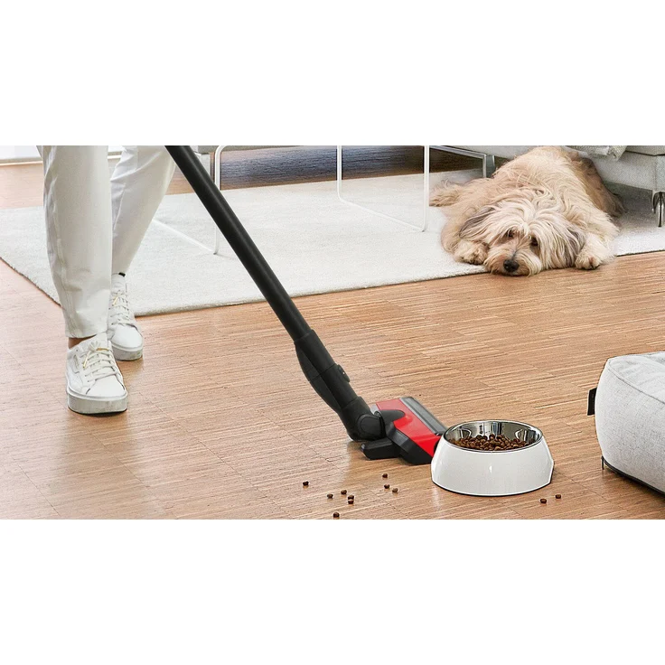 Bosch BCS8224PET Unlimited Gen2 Serie 8 Handstaubsauger, 65 min Akkubetrieb, Akkuwechsel-Option, schwarz-rot – Bild 4