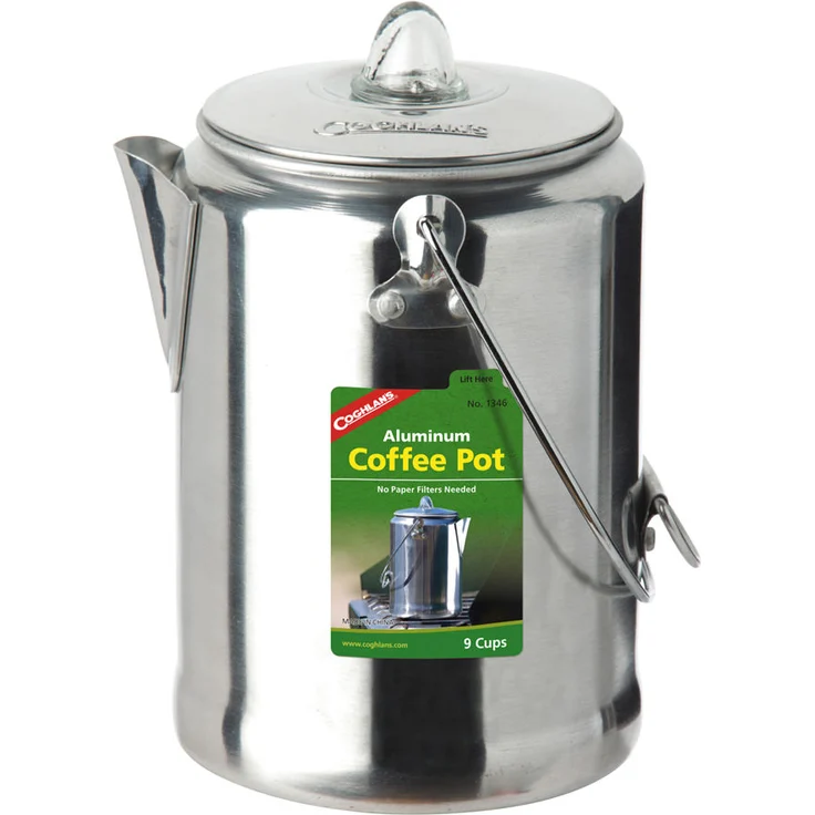 Coghlans Coffee Pot Aluminium 9-Tassen – Bild 2