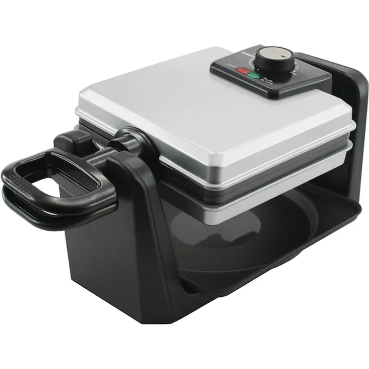 Drehbares Waffeleisen Emerio WM-110984 mit 1000 Watt für Belgische Waffeln