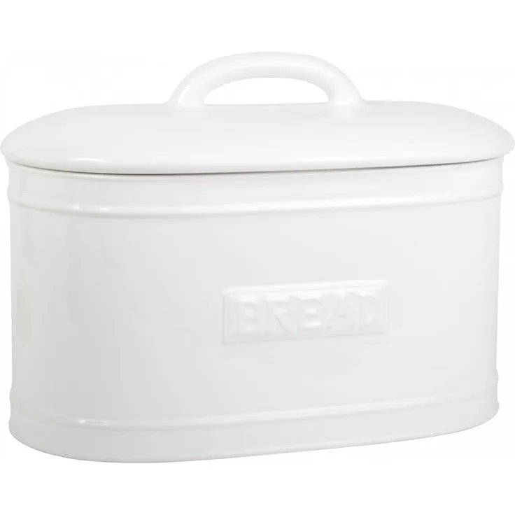 Ib Laursen Brottopf Keramik Weiß Brotkasten Brotbox Shabby Retro