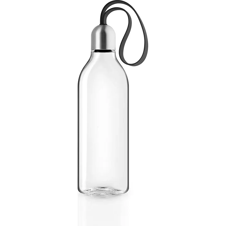 EVA SOLO | Backpack Trinkflasche 0,5l |BPA-freiem Kunststoff, Silikon und Edelstahl | Black