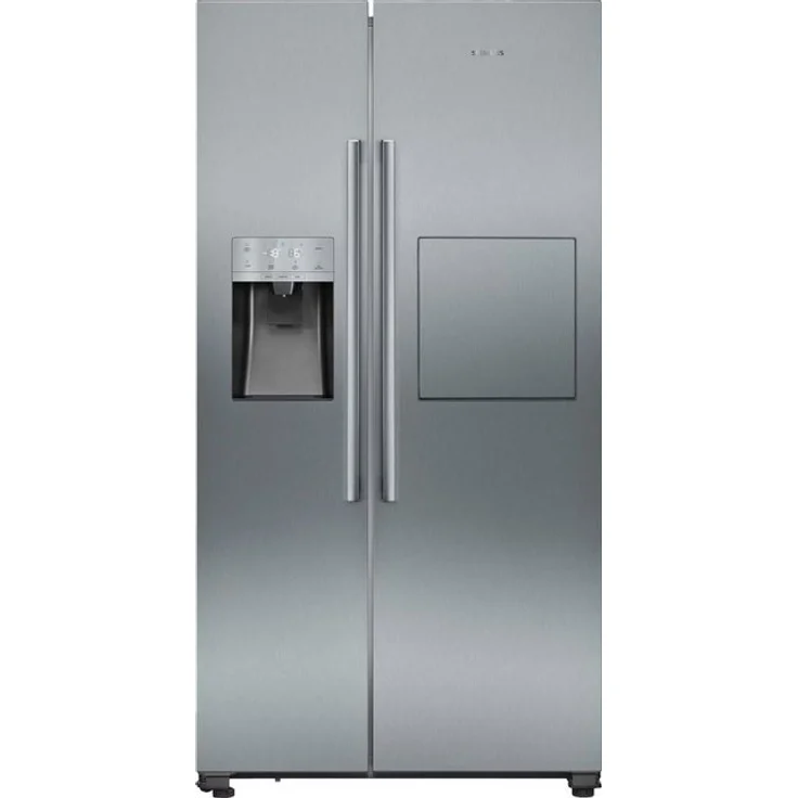 Siemens KA93GAIEP Side-by-Side-Kühlschrank, freistehend, silber, NoFrost, Schnellkühlen, Schnellgefrieren, Wasser- und Eiswürfelspender, Festwasseranschluss, Breite 90.8 cm – Bild 5