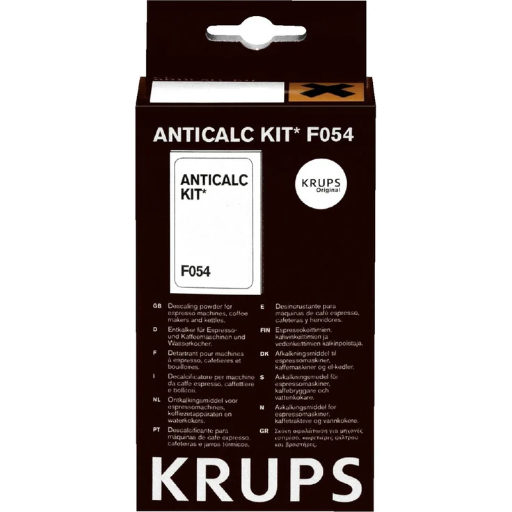Krups F054 001B Spezial Entkalkungs-Set für Kaffeemaschinen, 2x 40g – Bild 1