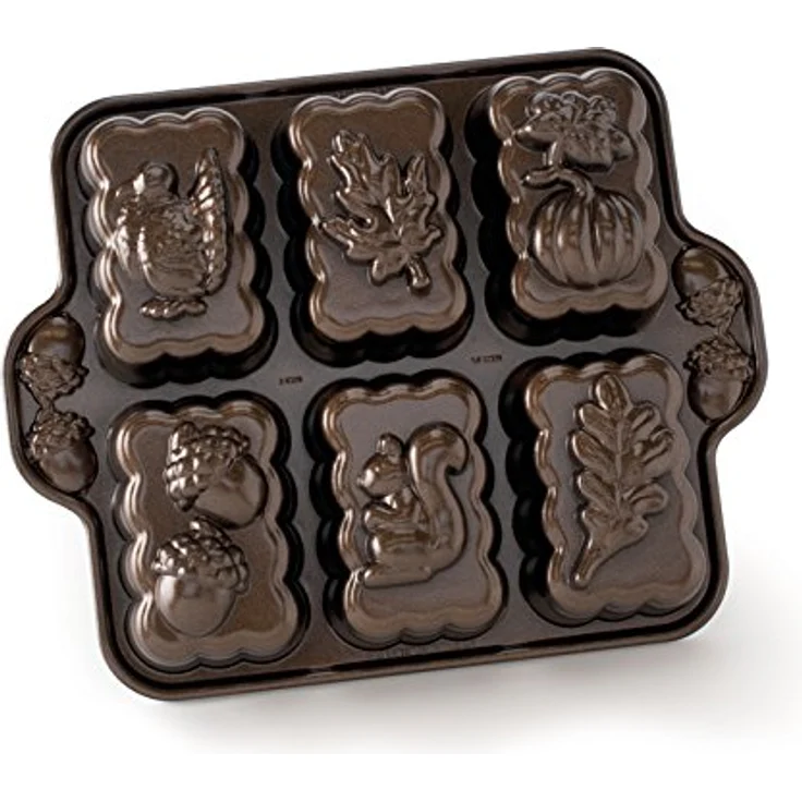 Nordic Ware Harvest Mini-Kastenform, bronzefarben