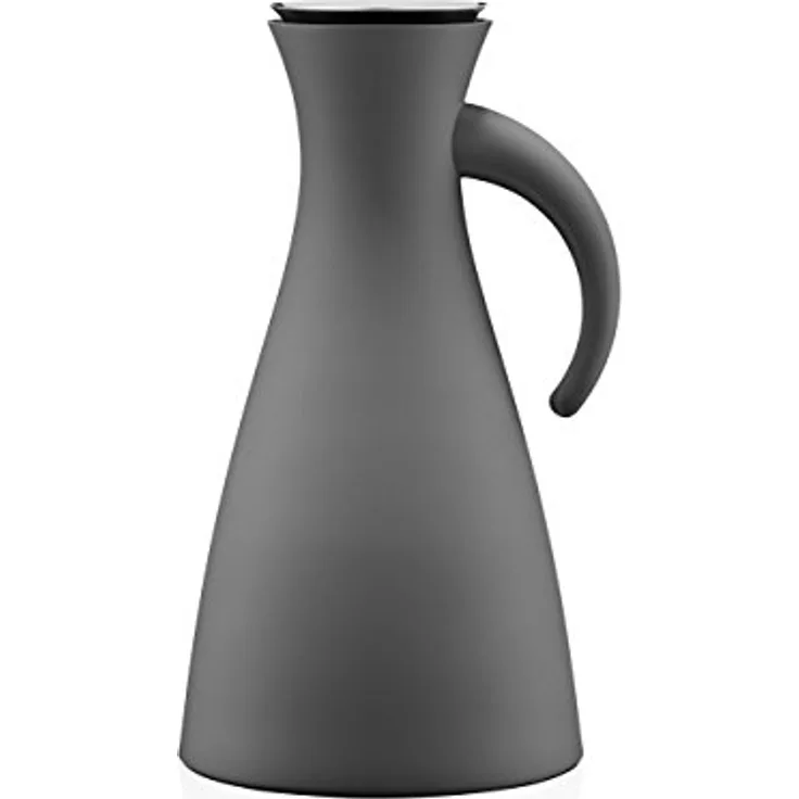 EVA SOLO 502803 Isolierkanne, 1 L, Edelstahl, Matt Grau, 15,5 x 15,5 x 29 cm