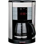 Gastroback 42703 Design Coffee Aroma Plus, Filterkaffeemaschine, 12 Tassen, 1,7 Liter, LED Display und 30 Minuten Warmhaltefunktion, Plastik, Unknown_Modifier, Schwarz, Silber