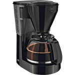 Melitta Easy 1010-02, Filterkaffeemaschine mit Glaskanne, Kompaktes Design, Schwarz