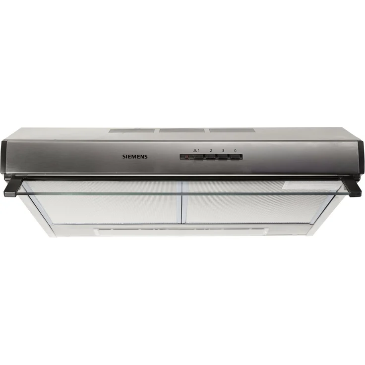 Siemens iQ100 LU63LCC50, Motorhaube, Standard, Breite: 60 cm, Tiefe: 48.2 cm, Abzug & Umluft, rostfreier Edelstahl – Bild 3