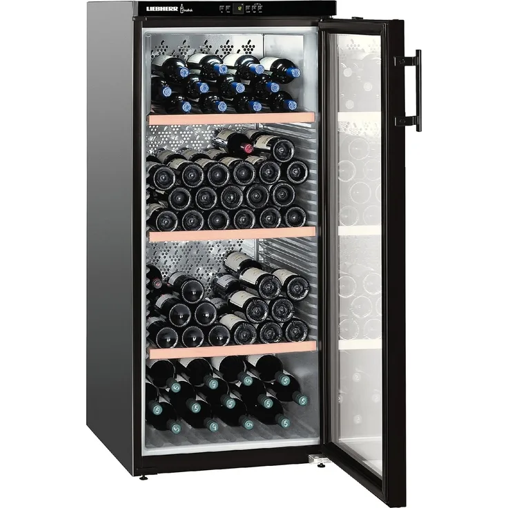 Liebherr WKb 3212-992946151 Weinkühlschrank, Energieklasse G, 164 Flaschen, 60 cm breit, freistehend