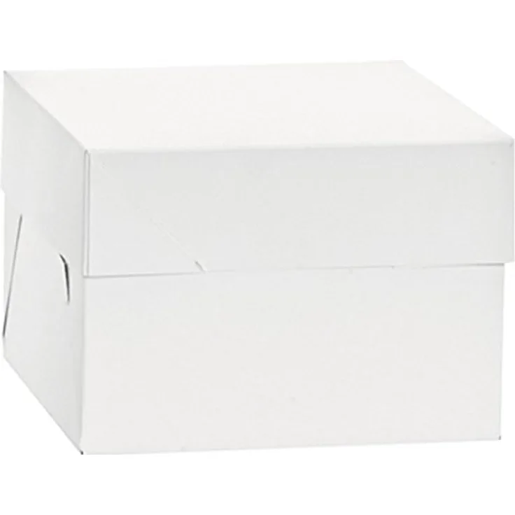DECORA 0339473 TORTENKARTON MIT Deckel 36,5X36,5X15 cm