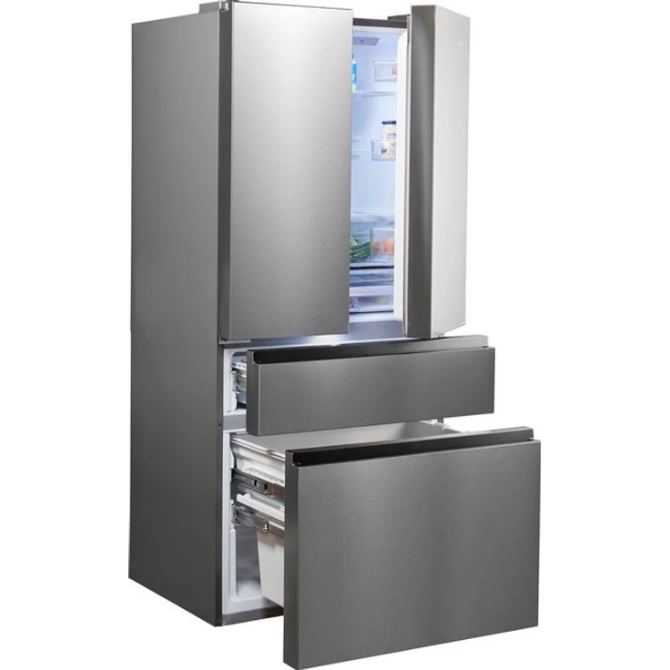 Hisense RF540N4SBI2 French-Door-Kühlschrank, freistehend, silber, NoFrost, Festwasseranschluss, Schnellgefrieren, Breite 79.4 cm – Bild 5