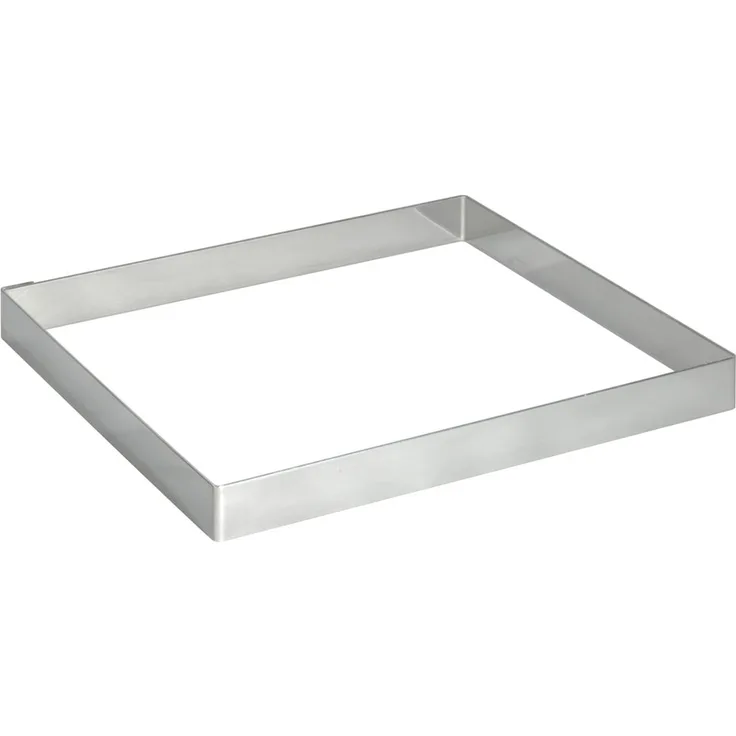 DE BUYER Rahmen, Edelstahl, Silber, 16.6 x 16.4 x 1.8 cm