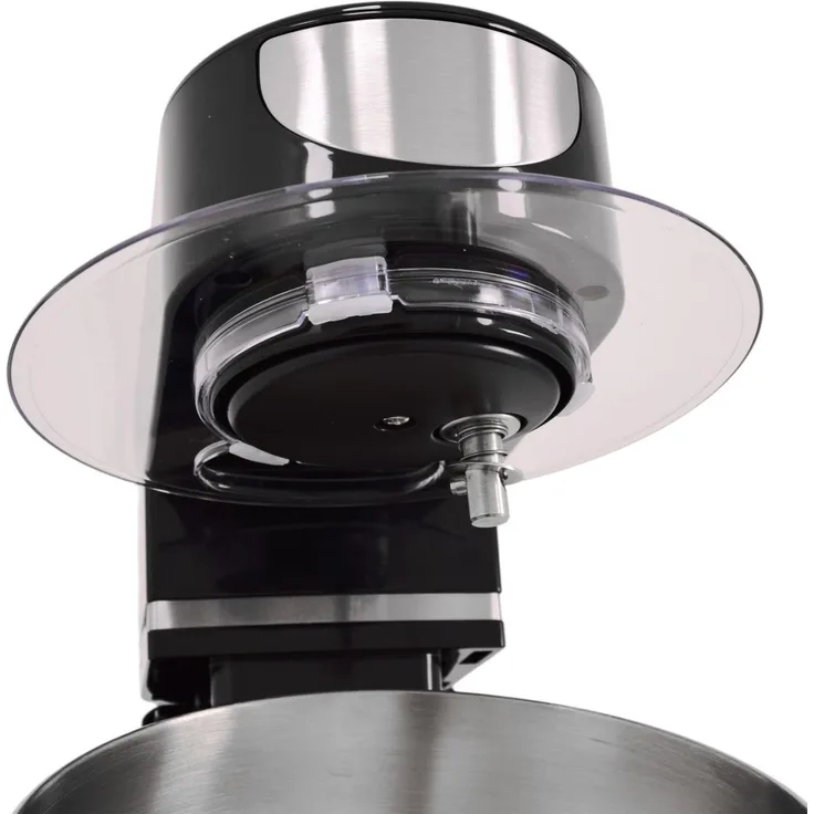 Syntrox Küchenmaschine Knetmaschine 5,0 L Edelstahlbehälter, 1000 Watt, schwarz