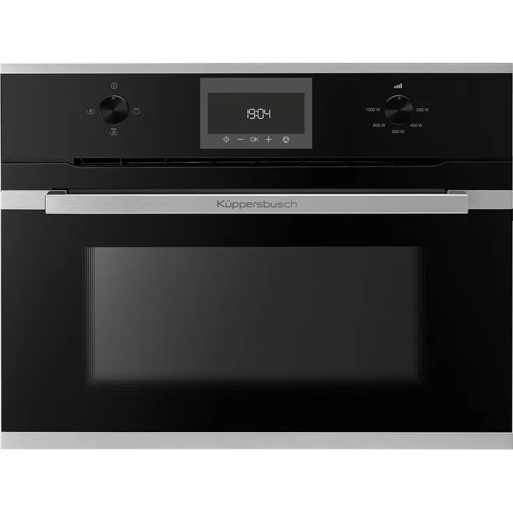 Küppersbusch CM 6330.0 S1 K-Series. 3 Mikrowelle mit Grill, Einbaugerät, 22 Liter Garraum, 1000 Watt, schwarz,edelstahl