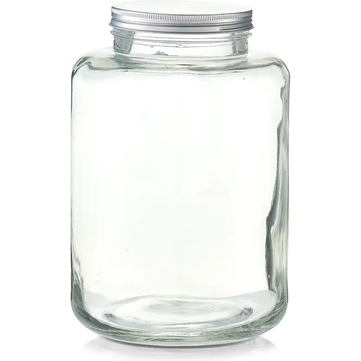 Zeller 19939 Vorratsglas, mit Metalldeckel, 7000 ml, ca. 20 x 20 x 29,5 cm