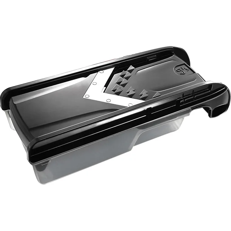 IBILI Gemüseschneider-Set Easycook-V 31 cm 9-teilig, Edelstahl, Silber-schwarz, 31 x 13 x 9 cm, 9-Einheiten