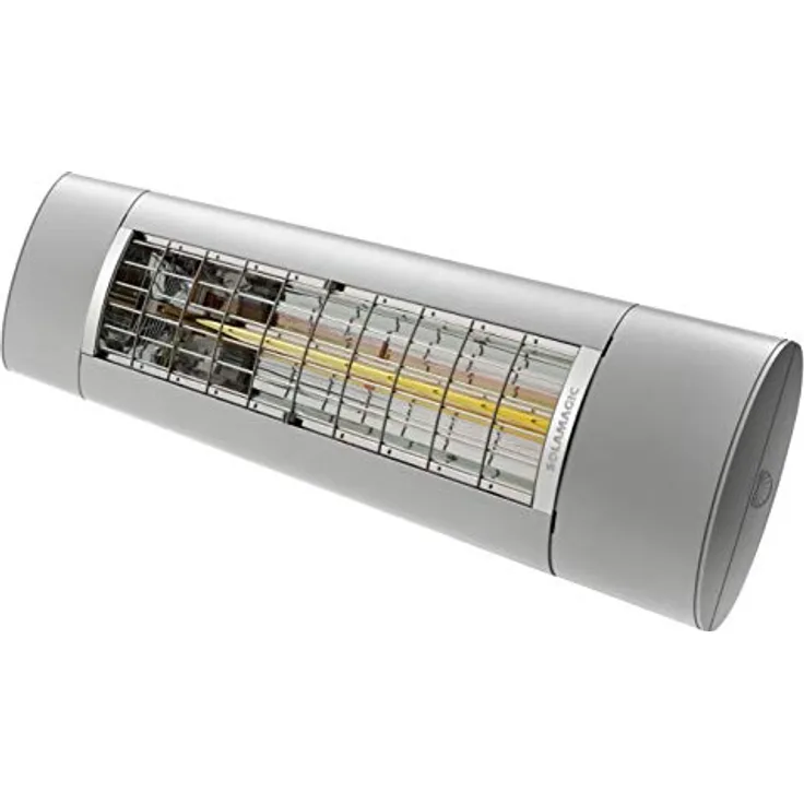 Solamagic S2 Premium-Infrarotstrahler mit 3-Stufen-Funk-Dimmer, 2,5 kW, titan, IP 44, Infrarotheizung