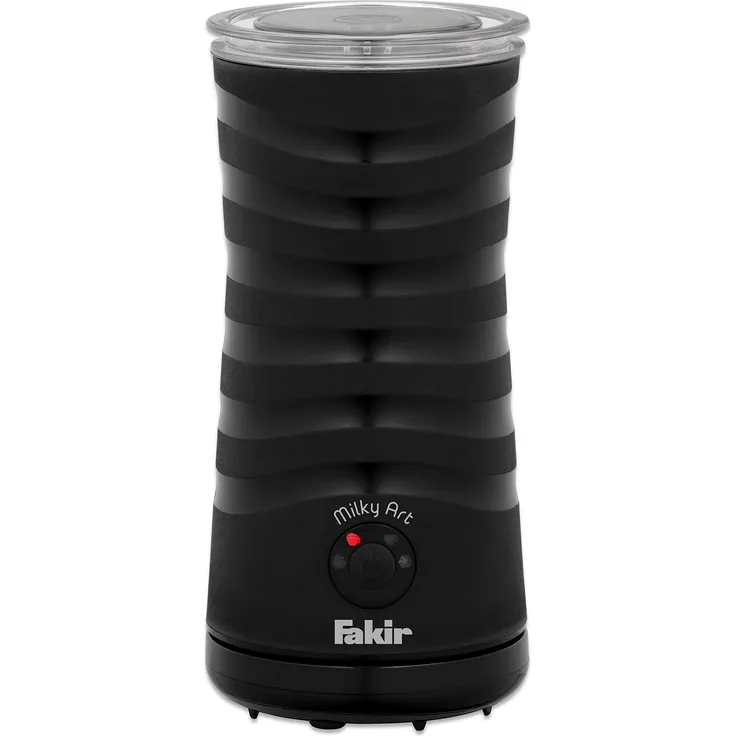 Fakir Milky Art Milchaufschäumer elektrisch, 400W, Kunststoff, Edelstahl, schwarz