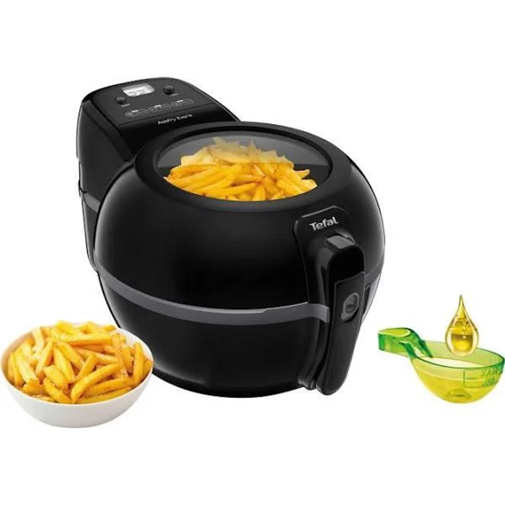 Tefal FZ7228 ActiFry Extra Heißluftfritteuse 1550 Watt, Kapazität: 1,2 kg, 4,2 Liter, Rührarm System, ohne Öl, Schwarz – Bild 3