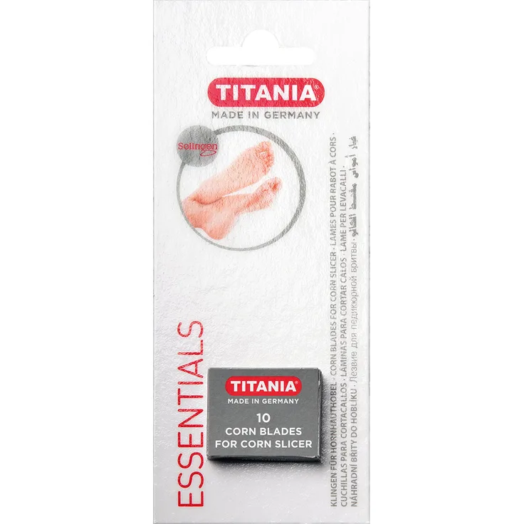 TITANIA Ersatzklingen für Hobel, auf Skinkarte, 1er Pack (1 x 12 g)