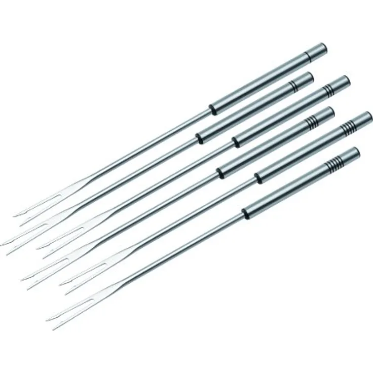 KUHN RIKON 32208 Fondue Zubehör Fleischfonduegabeln,Edelstahl 6 Stk