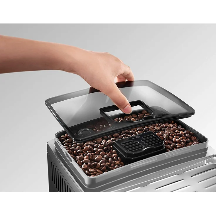 De'Longhi ECAM 23.466.S Kaffeevollautomat mit Milchsystem und integriertem Mahlwerk, Cappuccino und Espresso auf Knopfdruck, Digitaldisplay mit Klartext, 2-Tassen-Funktion, Großer 1,8 Liter Wassertank, silber – Bild 7