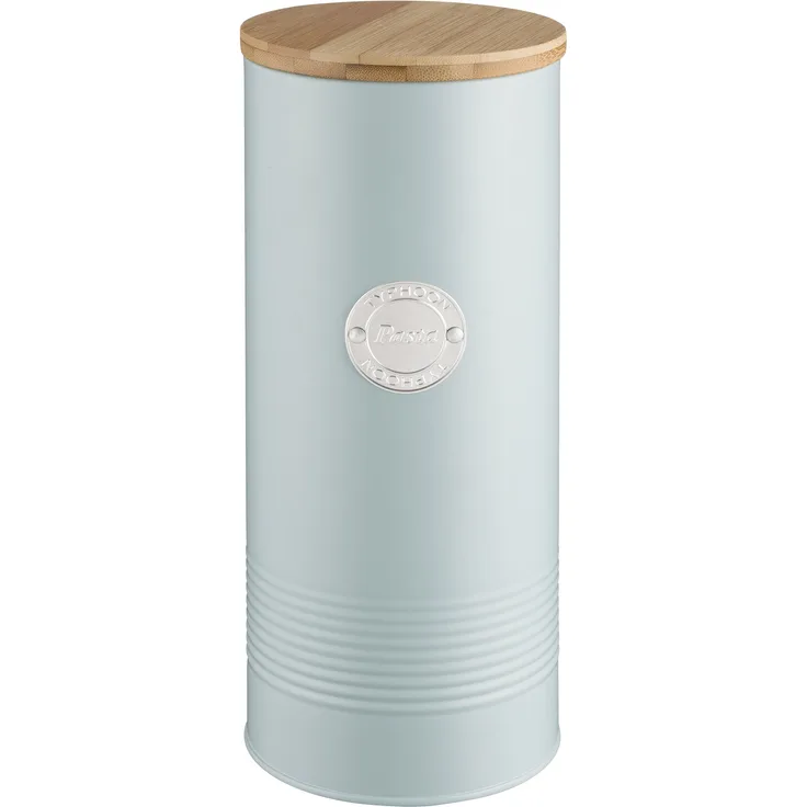Typhoon Living Collection, Pastellblau, 2,5 Liter Spaghettidose, Stahl, Holz, Silikon, hellblau
