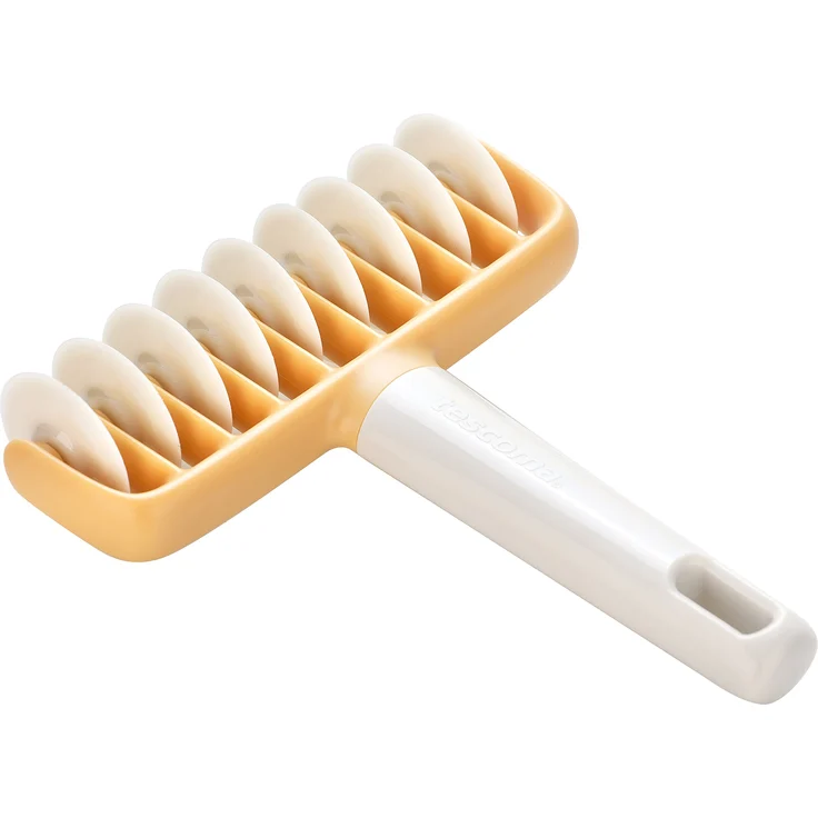 Tescoma Multi-Schneider, Plastik, weiß-gelb, 14.7 x 4.9 x 17 cm