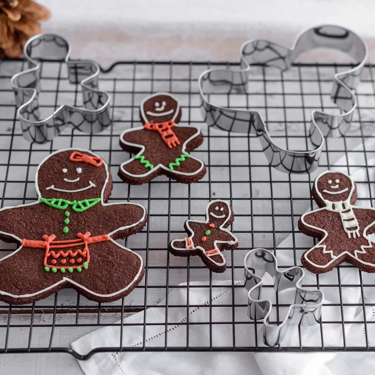 Dr. Oetker Plätzchen-Ausstecher Set Lebkuchenmann , Gingerbread Man Ausstechformen aus Edelstahl, Ausstecher für Kekse und Fondant in unterschiedlichen Größen, Menge: 1 x 3er Set - Preisvergleich – Bild 3