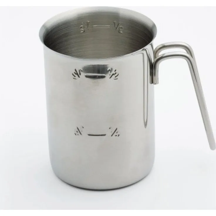 Weis Massbecher 1 L, Edelstahl, Silber, 11 x 11 x 13 cm