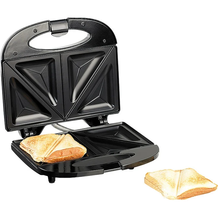 Rosenstein & Söhne Sandwich-Toaster, 750W, antihaftbeschichtet – Bild 1