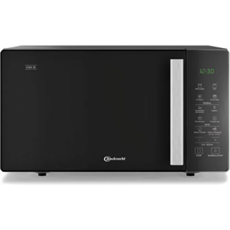 Bauknecht MW 253 SM Kombi-Mikrowelle mit Grill, 900 Watt, 25 Liter Garraum, Standgerät, Joghurt-Funktion, Schmelzfunktion, Warmhalte-Funktion , Schwarz-Silber – Bild 1
