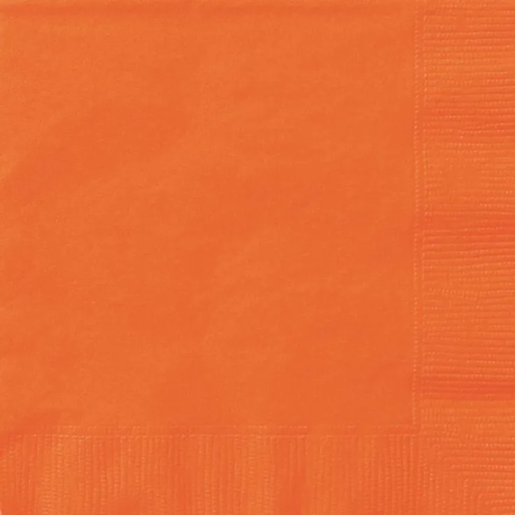 servietten orange 17 x 17 cm 20 Stück