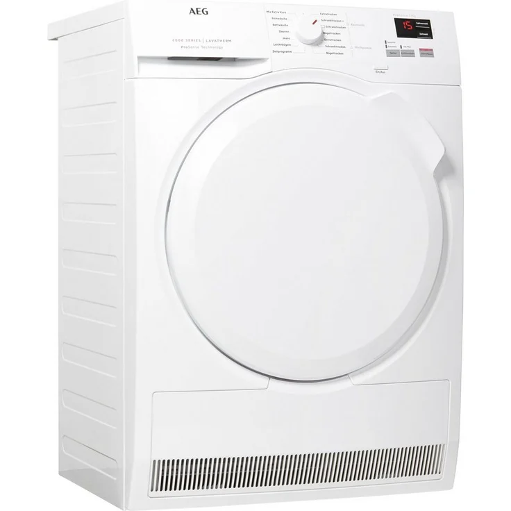 AEG T6DB40370, Kondenstrockner, B, Fassungsvermögen 7 kg, Standgerät, Breite 60 cm, Startzeitvorwahl, Restlaufzeitanzeige – Bild 1