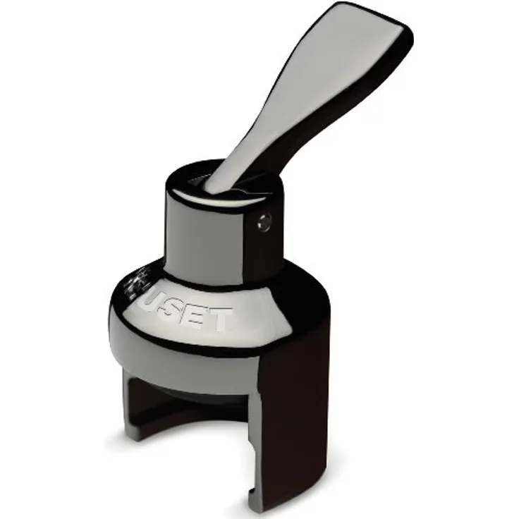 Le Creuset Sekt-Verschluss, Metallic Schwarz, Zamak, SW101