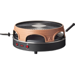 Emerio Pizzaofen, PIZZARETTE das Original, 3 in 1 Pizza-Raclette-Grill, patentiertes Design, für Mini-Pizza, echter Familien-Spaß für 6 Personen, PO-113255.4