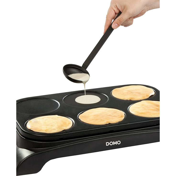 Domo DO8709P Pancake-Maker, Metall antihaftbeschichtet, Schwarz – Bild 2