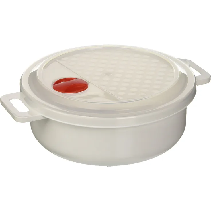 Heidrun 1903 Kasserolle Mikrowelle, 20 cm, 1.5 Liter, weiß