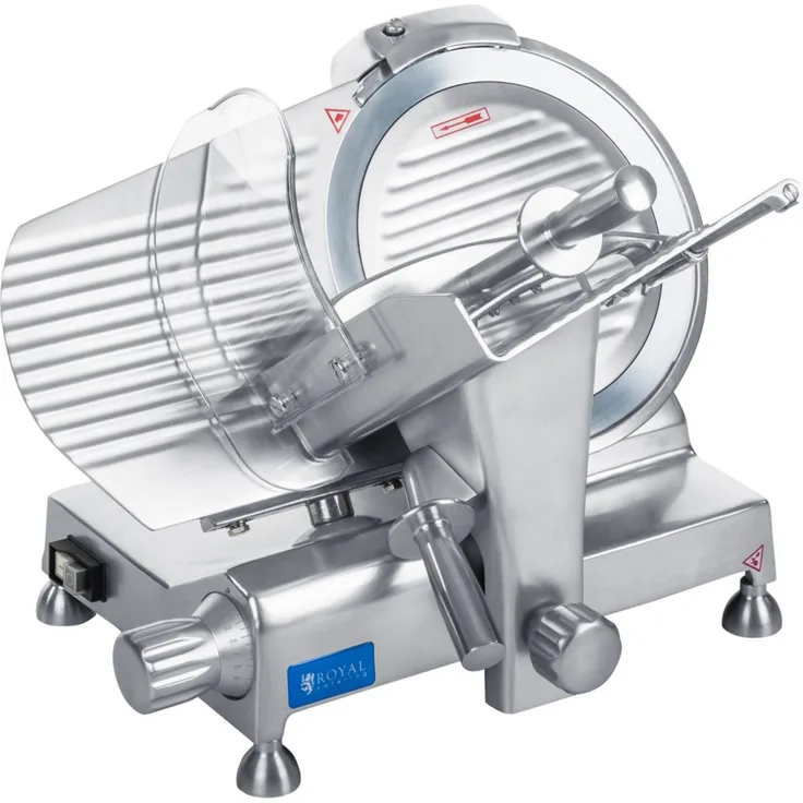 Royal Catering RCAM-300EXPERT Allesschneider, 280W, Schnittstärke: 0-15 mm, Aluminium, silber