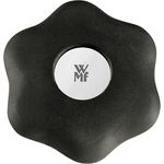 WMF 06.5801.6200 Schraubdeckelöffner Clever & More Cromargan Edelstahl Durchmesser 6cm, Schwarz