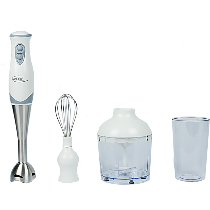 Elta Stabmixer Set mit Zerkleinerer 2 Geschwindigkeitsstufen 250 W