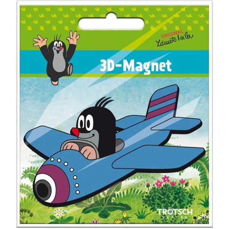 Trötsch Der kleine Maulwurf Magnet Maulwurf Flugzeug