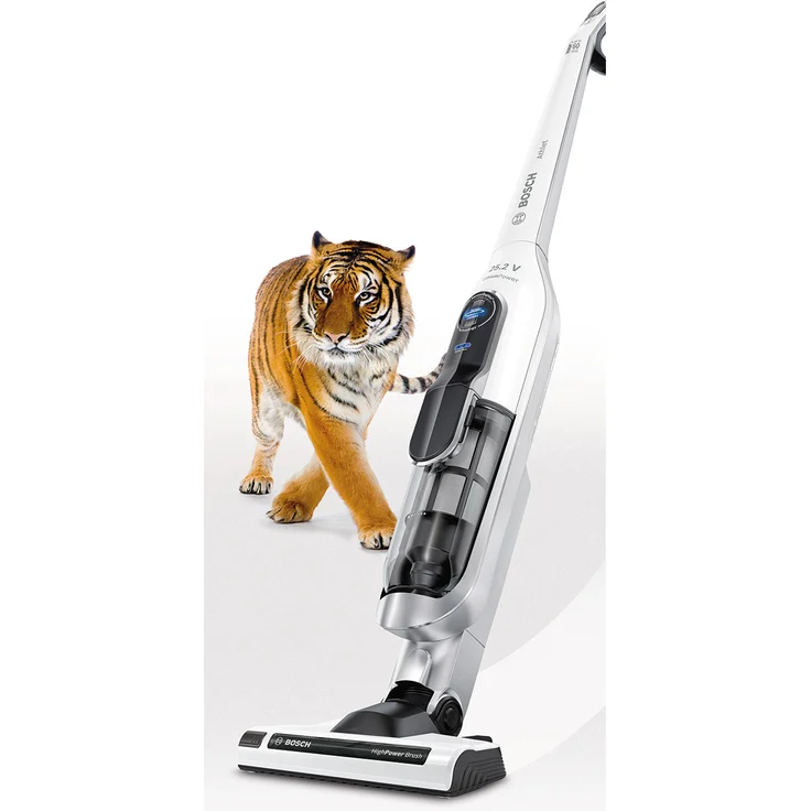Bosch BCH6L2560 Athlet Handstaubsauger, 60 min Akkubetrieb, Zyklon-Technologie, 3 Saugmodi, weiß  – Bild 9