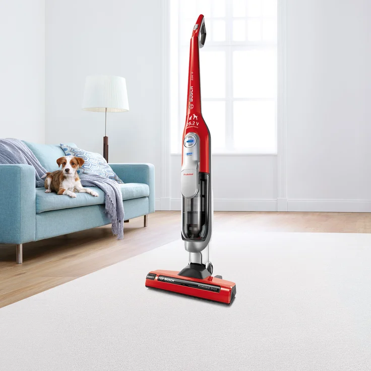Bosch BCH6ZOOO Zoo'o ProAnimal Handsaubsauger, 60 min Akkubetrieb, Hygienefilter, freistehend, rot – Bild 3