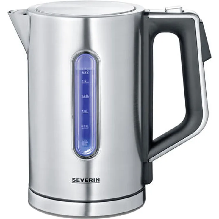SEVERIN WK 3418 Digitaler Wasserkocher mit Fast-Boil-Power und individueller Temperaturauswahl, 1,7 l XXL-Füllvolumen, 3000 W, 100% BPA-frei
