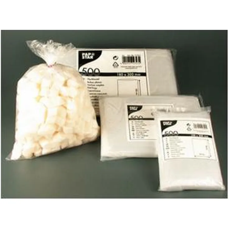 PAPSTAR Flachbeutel, Maße: B160 x H240 mm, transparent aus LDPE-Folie Polyethylen, unbedruckt, Stärke: 19 my beinhaltet: 500 Beutel 12327