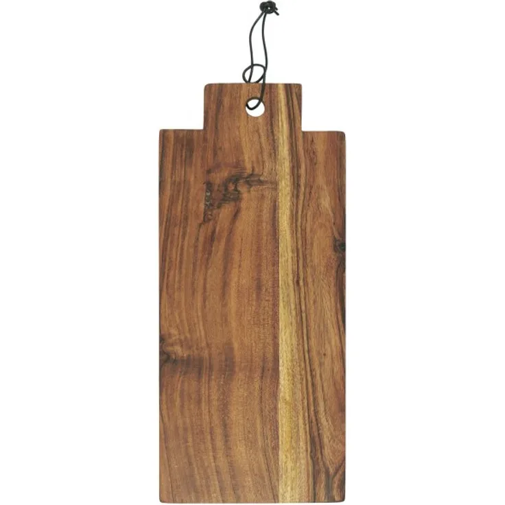 Längliches Schneidebrett aus Akazienholz - 45 cm